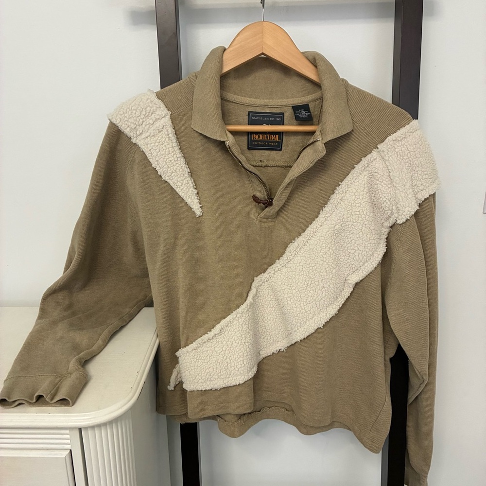 Vintage/casual/activewear/hiking 100% cotton Pacific Outdoor Trail sweater Sz S